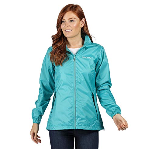 Regatta Corinne IV wasserdichte, atmungsaktive Shell-Jacke mit verborgener Kapuze und Reißverschlusstaschen Regatta Corinne IV wasserdichte, atmungsaktive Shell-Jacke mit verborgener Kapuze und Reißverschlusstaschen von Regatta