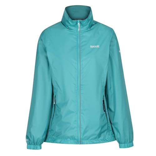 Regatta Corinne IV wasserdichte, atmungsaktive Shell-Jacke mit verborgener Kapuze und Reißverschlusstaschen Regatta Corinne IV wasserdichte, atmungsaktive Shell-Jacke mit verborgener Kapuze und Reißverschlusstaschen von Regatta