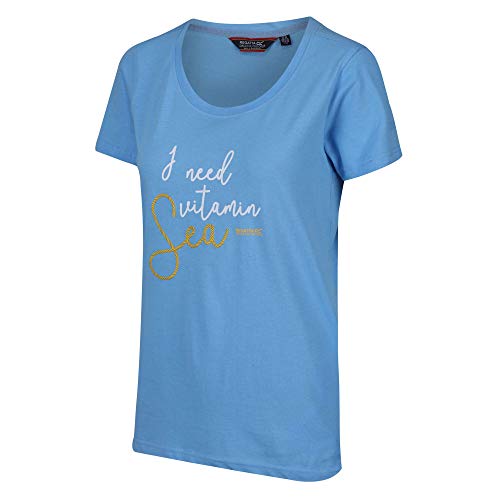 Regatta Filandra IV T-Shirt aus Coolweave- und Bio-Baumwolle mit Grafik-Print Regatta Filandra IV T-Shirt aus Coolweave- und Bio-Baumwolle mit Grafik-Print von Regatta
