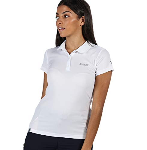 Regatta Women Maverick V' Quick Drying Active Short Sleeve T-Shirts/Polos/Vests, White, 12 von Regatta
