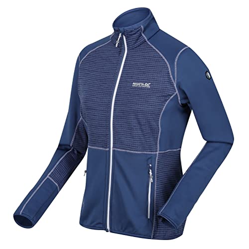 Regatta Yare VII Softshelljacke für Damen dünn, leicht und atmungsaktiv, Farbe:Blau, Größe:44 von Regatta