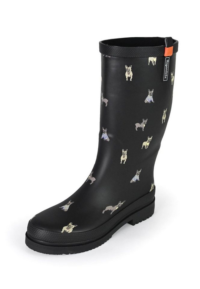 Regenliebe Waldi Mops High Gummistiefel Langschaft Stiefel mit Hundemotiv Regenliebe Waldi Mops High Gummistiefel Langschaft Stiefel mit Hundemotiv von Regenliebe