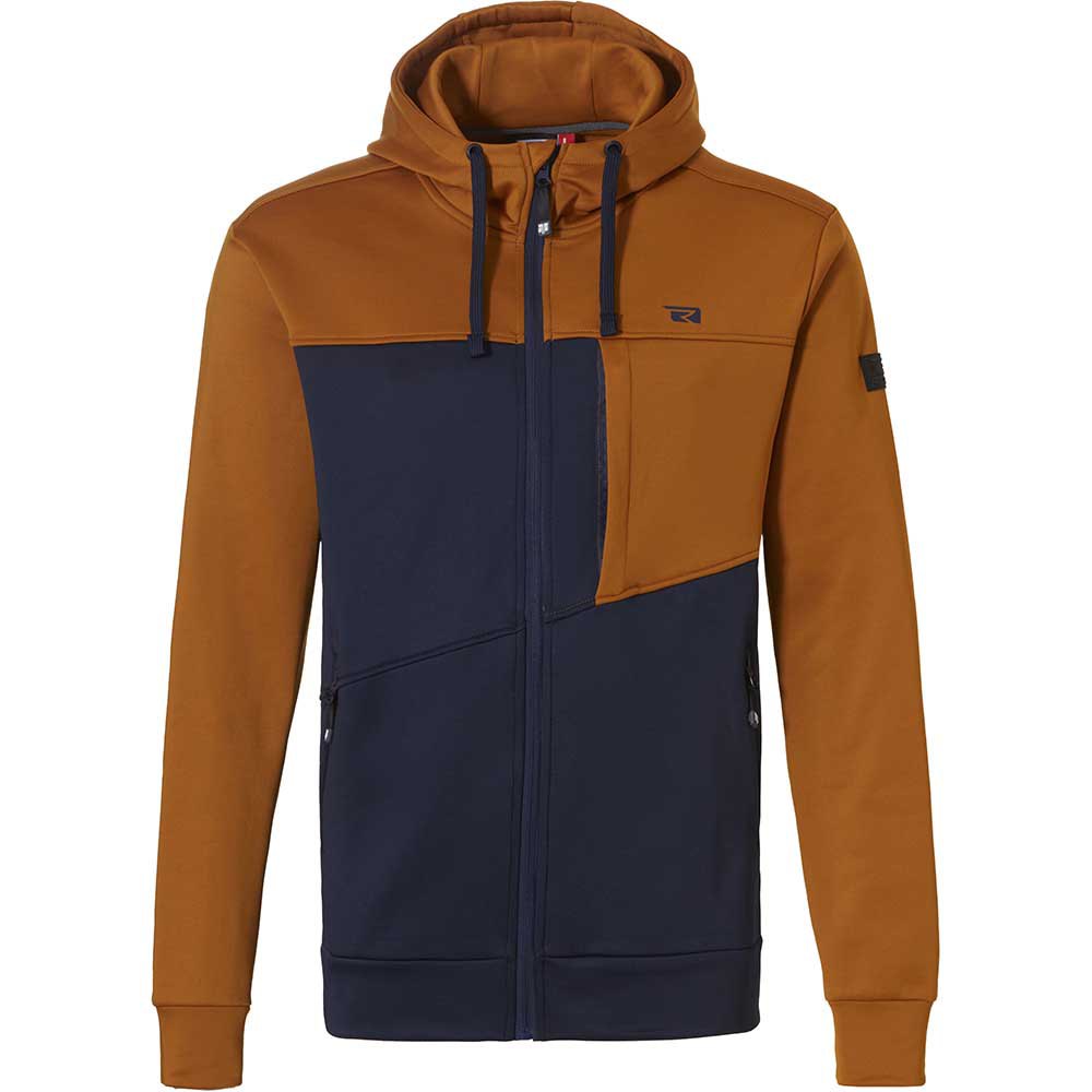 Rehall Huon-r Full Zip Sweatshirt Braun,Blau XS Mann von Rehall