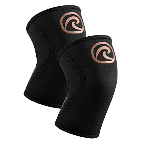 Rehband Kniebandage Kraftsport, Kniestütze für Cross Fit & schweres Training, Knee Sleeve aus 5 mm Neopren, in vielen Farben & Größen, Unisex, Farbe:Kupfer/Schwarz - 1 Paar, Größe:XS Rehband Kniebandage Kraftsport, Kniestütze für Cross Fit & schweres Training, Knee Sleeve aus 5 mm Neopren, in vielen Farben & Größen, Unisex, Farbe:Kupfer/Schwarz - 1 Paar, Größe:XS von Rehband