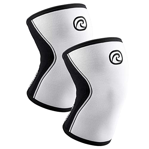 Rehband Kniebandage Kraftsport, Kniestütze für Cross Fit & schweres Training, Knee Sleeve aus 5 mm Neopren, in vielen Farben & Größen, Unisex, Farbe:Weiss - 1 Paar, Größe:XL Rehband Kniebandage Kraftsport, Kniestütze für Cross Fit & schweres Training, Knee Sleeve aus 5 mm Neopren, in vielen Farben & Größen, Unisex, Farbe:Weiss - 1 Paar, Größe:XL von Rehband
