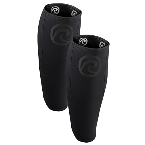 Rehband Neopren Wadenbandage 1 Stück oder 1 Paar, Kompressionsbandage für Wade und Schienbein, Schienbeinschutz für Deadlifts, Farbe:Carbon/Schwarz - 1 Paar, Größe:S Rehband Neopren Wadenbandage 1 Stück oder 1 Paar, Kompressionsbandage für Wade und Schienbein, Schienbeinschutz für Deadlifts, Farbe:Carbon/Schwarz - 1 Paar, Größe:S von Rehband