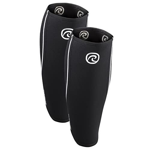 Rehband Neopren Wadenbandage 1 Stück oder 1 Paar, Kompressionsbandage für Wade und Schienbein, Schienbeinschutz für Deadlifts, Farbe:Schwarz - 1 Paar, Größe:M Rehband Neopren Wadenbandage 1 Stück oder 1 Paar, Kompressionsbandage für Wade und Schienbein, Schienbeinschutz für Deadlifts, Farbe:Schwarz - 1 Paar, Größe:M von Rehband