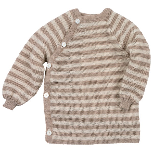 Reiff - Kid's Ringelschlüttli - Merinopullover Gr 62/68 beige von Reiff