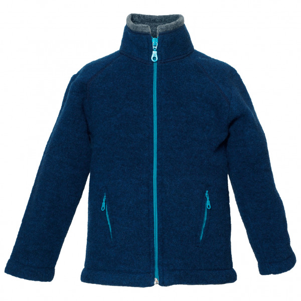 Reiff - Kid's Wollfleecejacke Colori - Merinojacke Gr 86/92 blau von Reiff