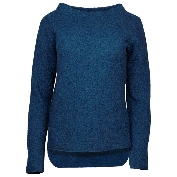 Reiff - Women's Krepp-Pulli Frieda - Wollpullover Gr L blau von Reiff