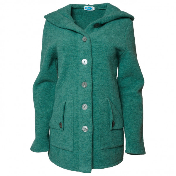Reiff - Women's Wollfleecekapuzenjackee Mona - Merinojacke Gr S türkis Reiff - Women's Wollfleecekapuzenjackee Mona - Merinojacke Gr S türkis von Reiff