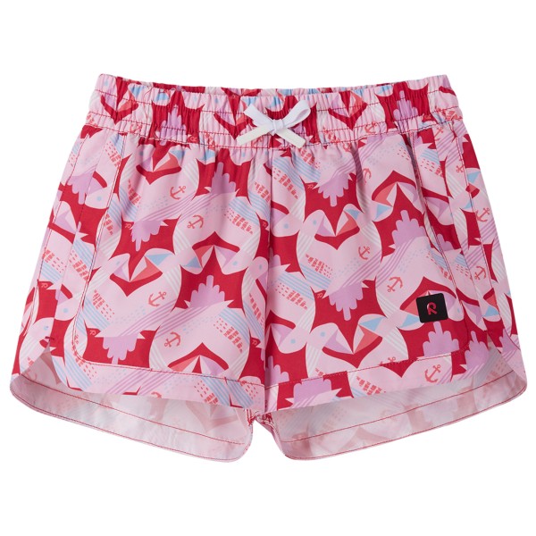 Reima - Kid's Nauru - Boardshorts Gr 116;122;128;134;140;146;152;158;164 grau;rosa von Reima