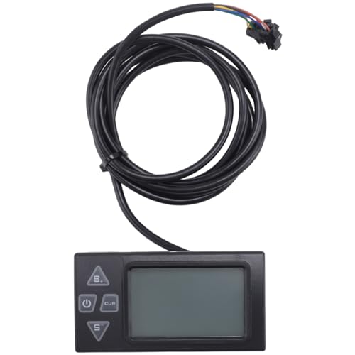 Reinscer S861 LCD-Ebike-Display mit SM-Stecker für Elektrofahrrad BLDC-Controller-Bedienfeld Schwarz 24V-36V von Reinscer