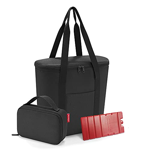 Set aus reisenthel thermoshopper (15L) und thermocase mit Kühlakku - Kühltasche mit passendem Etui inklusive Kühlakku, Black von reisenthel