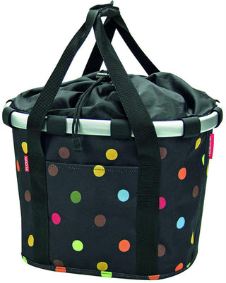 REISENTHEL Bikebasket Dots Lenkerkorb Schwarz Klickfix REISENTHEL Bikebasket Dots Lenkerkorb Schwarz Klickfix von Reisenthel
