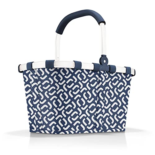 reisenthel carrybag in Signature Navy – Stabiler Einkaufskorb mit viel Stauraum und praktischer Innentasche – Elegantes und wasserabweisendes Design reisenthel carrybag in Signature Navy – Stabiler Einkaufskorb mit viel Stauraum und praktischer Innentasche – Elegantes und wasserabweisendes Design von reisenthel