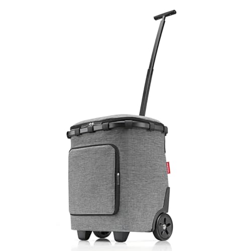 reisenthel OF7052 carrycruiser Plus in Twist Silver Tragbarer Einkaufstrolley mit Kühlfach, Schultergurt und herausnehmbarer Netz-Innentasche Obermaterial aus 50 Prozent recycelten PET-Flaschen reisenthel OF7052 carrycruiser Plus in Twist Silver Tragbarer Einkaufstrolley mit Kühlfach, Schultergurt und herausnehmbarer Netz-Innentasche Obermaterial aus 50 Prozent recycelten PET-Flaschen von reisenthel