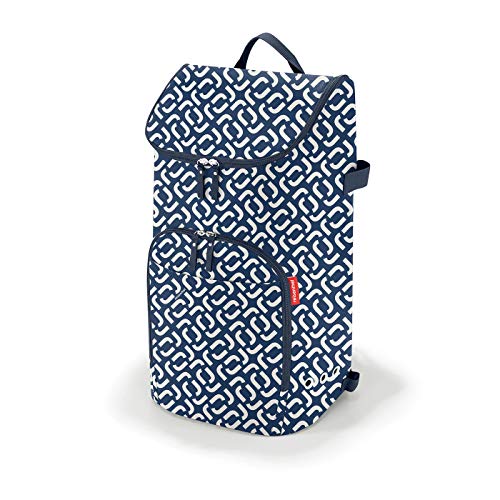 reisenthel citycruiser bag - Einkaufsbag (Kompatibel mit dem Citycruiser-Gepäckträger separat erhältlich) Mit stabiler Bodenplatte und einer Belastbarkeit von 25 kg, Farbe:blau von reisenthel