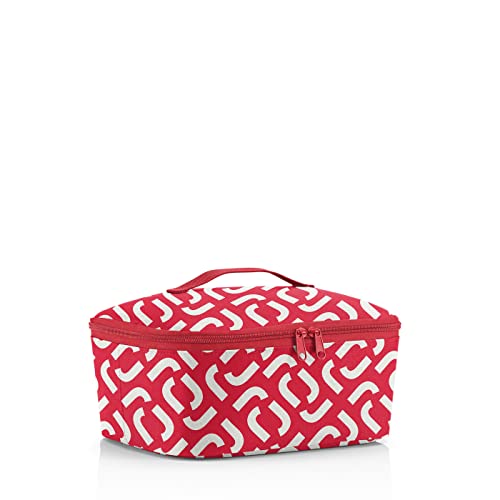 reisenthel coolerbag M Pocket in Signature Rot – Kühltasche aus recycelten PET-Flaschen – Ideal für das Mittagessen unterwegs von reisenthel