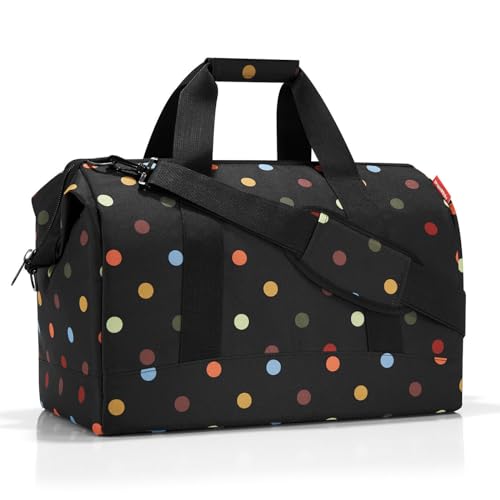 reisenthel Allrounder L in Dots – Vielfältige Doktortasche zum Reisen, für die Arbeit oder Freizeit – Mit funktional-stylischem Design von reisenthel