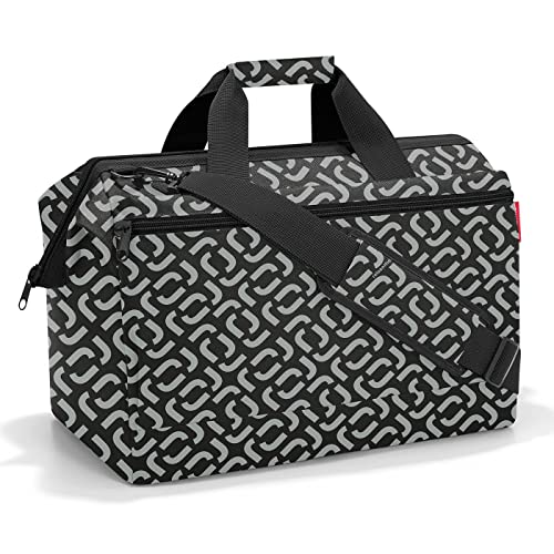 reisenthel allrounder L pocket Vielseitige Doktortasche für Reise, Arbeit und Freizeit Mit praktischer Trolley-Aufsteckfunktion, Couleur:Signature black von reisenthel