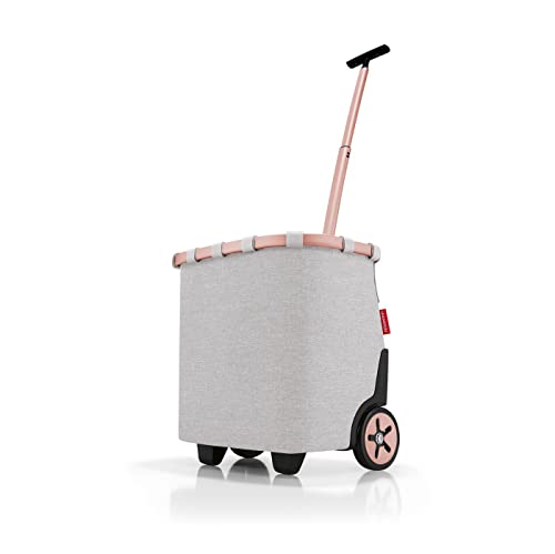 reisenthel carrycruiser Tragbarer Einkaufstrolley mit stabilem Aluminiumrahmen, Schultergurt und herausnehmbarer Netz-Innentasche Aus wasserabweisendem Material, Couleur:Sky Rose reisenthel carrycruiser Tragbarer Einkaufstrolley mit stabilem Aluminiumrahmen, Schultergurt und herausnehmbarer Netz-Innentasche Aus wasserabweisendem Material, Couleur:Sky Rose von reisenthel