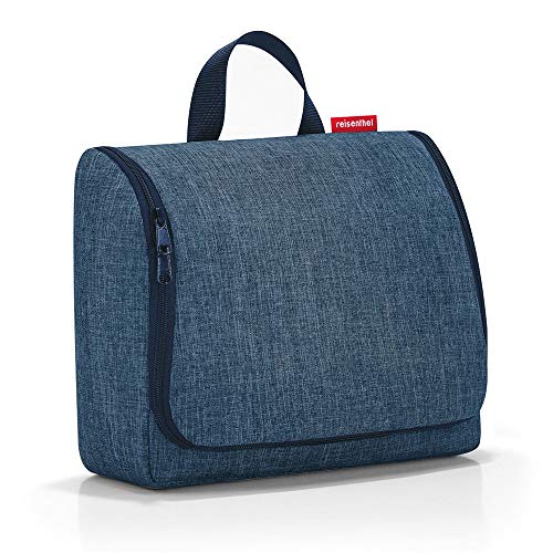 reisenthel toiletbag XL Twist Blue - praktischer Kulturbeutel mit Haken, wasserabweisendes Material von reisenthel