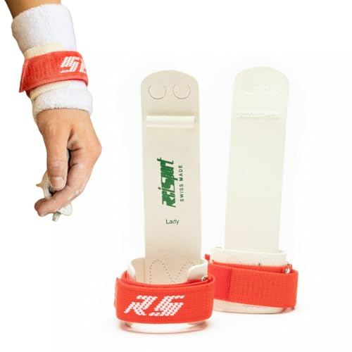 Reisport Stufenbarren-Turnriemen mit Klettverschluss für Damen/Mädchen, robuste Lederhandschutzriemen für Turnstangen, Turnausrüstung und Zubehör für Fortgeschrittene, XL Reisport Stufenbarren-Turnriemen mit Klettverschluss für Damen/Mädchen, robuste Lederhandschutzriemen für Turnstangen, Turnausrüstung und Zubehör für Fortgeschrittene, XL von Reisport
