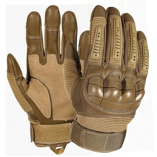 Reiteag Weinprobo Original, Unverwüstliche Taktische Schutzhandschuhe mit vollen Fingern, Handschuhe Herren Winter Wasserdicht, Fahrradhandschuhe Damen und Herren Winter (Braun, XL) von Reiteag