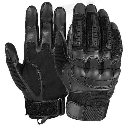 Reiteag Weinprobo Original, Unverwüstliche Taktische Schutzhandschuhe mit vollen Fingern, Handschuhe Herren Winter Wasserdicht, Fahrradhandschuhe Damen und Herren Winter (Schwarz, XL) von Reiteag