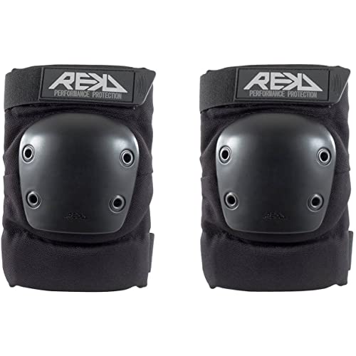 REKD Ramp Elbow Pads Ellbogenschutz schwarz schwarz, Large von Rekd