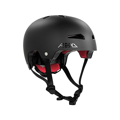 Rekd Junior Elite 2.0 Helmet Kinderhelm, Unisex, RKD159JR, schwarz (schwarz), XXXS/xs 46-52cm von Rekd