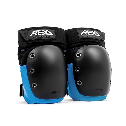 Rekd Ramp Knee Pads Knieschoner Skateboard Unisex Adult, Unisex, Schwarz/Blau, L Rekd Ramp Knee Pads Knieschoner Skateboard Unisex Adult, Unisex, Schwarz/Blau, L von Rekd