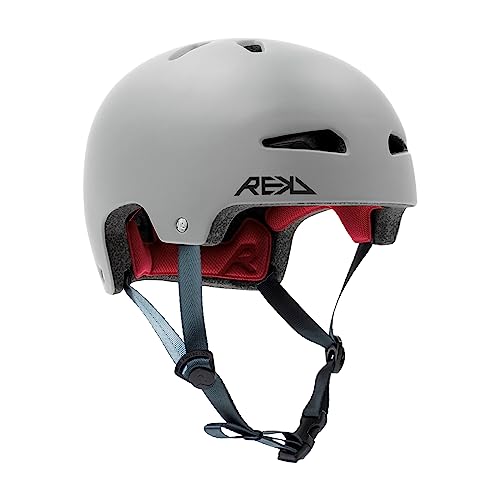 Rekd Ultralite In-Mold Helmet Skateboardhelm, Unisex, für Erwachsene, Grau (Grey), 53-56 cm von Rekd