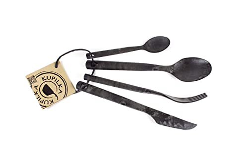 Relags Unisex Kupilka bestiksæt, 4 stykker Besteckset, Schwarz, Einheitsgröße EU Relags Unisex Kupilka bestiksæt, 4 stykker Besteckset, Schwarz, Einheitsgröße EU von Kupilka
