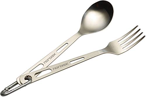 Relags Nordisk Titanbesteck-2er Set Besteck, Silber, One Size Relags Nordisk Titanbesteck-2er Set Besteck, Silber, One Size von Nordisk