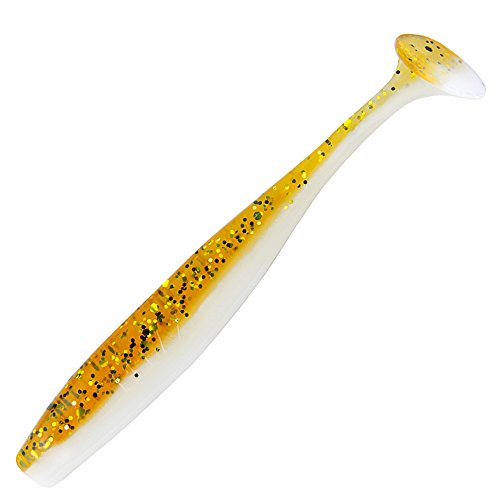 Relax Bass 2,5" 4 Stück Gummifisch Barsch Zander Kunstköder L130 Gold Weiss Relax Bass 2,5" 4 Stück Gummifisch Barsch Zander Kunstköder L130 Gold Weiss von Relax