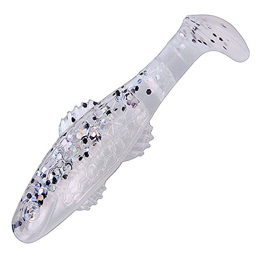 Relax Clonay 2" 4 Stück Gummifisch Barsch Zander Kunstköder L039 Silber Weiss Relax Clonay 2" 4 Stück Gummifisch Barsch Zander Kunstköder L039 Silber Weiss von Relax