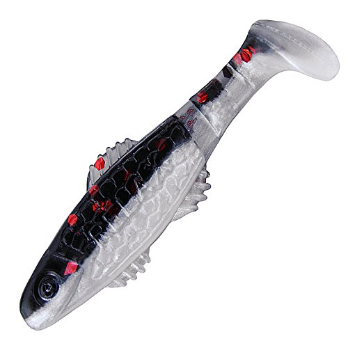 Relax Clonay 2" 4 Stück Gummifisch Barsch Zander Kunstköder L230 Schwarz Weiss Relax Clonay 2" 4 Stück Gummifisch Barsch Zander Kunstköder L230 Schwarz Weiss von Relax