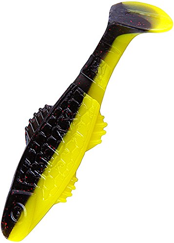 Relax Clonay 2" 4 Stück Gummifisch Barsch Zander Kunstköder L277 Gelb Schwarz Relax Clonay 2" 4 Stück Gummifisch Barsch Zander Kunstköder L277 Gelb Schwarz von Relax