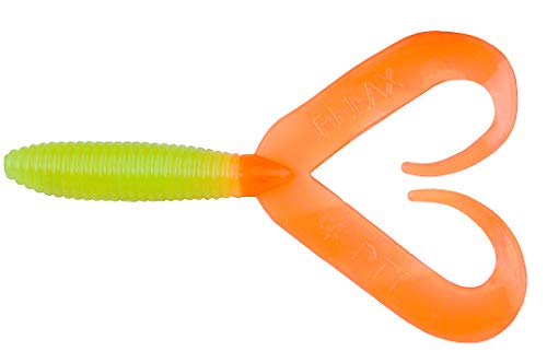 Relax DTT Doppelschwanz Twister 10 cm 10 Stück Gummiköder 169 Gelb Orange Relax DTT Doppelschwanz Twister 10 cm 10 Stück Gummiköder 169 Gelb Orange von Relax