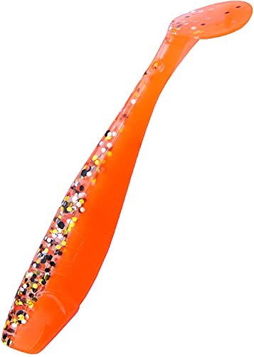 Relax King Shad 3" 5 Stück Gummifisch Raubfisch Kunstköder L132 Orange Glitter Relax King Shad 3" 5 Stück Gummifisch Raubfisch Kunstköder L132 Orange Glitter von Relax