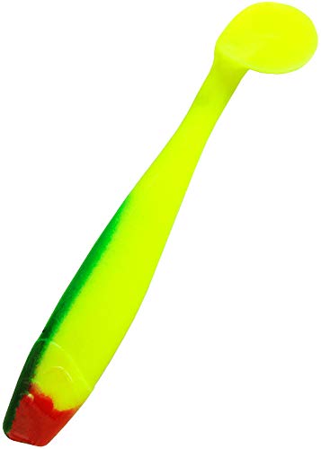 Relax King Shad 4" 10 cm 10 Stück Gummifisch Barsch Zander Hecht 058 Chartreuse Schwarz Relax King Shad 4" 10 cm 10 Stück Gummifisch Barsch Zander Hecht 058 Chartreuse Schwarz von Relax