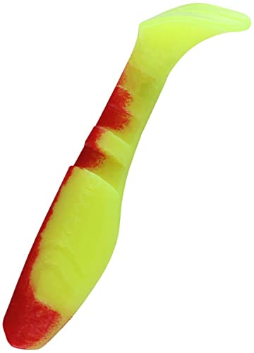 Relax Kopyto 3" 10 Stück Gummifische Zander Kunstköder 057 Chartreuse Rot Relax Kopyto 3" 10 Stück Gummifische Zander Kunstköder 057 Chartreuse Rot von Relax