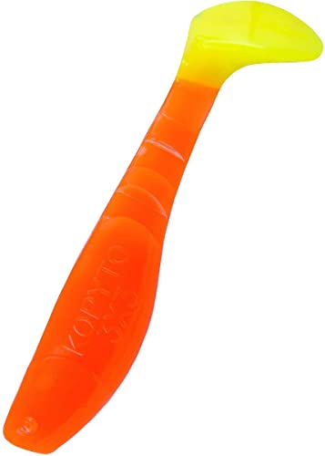 Relax Kopyto 3" 10 Stück Gummifische Zander Kunstköder T042 Orange Gelb Relax Kopyto 3" 10 Stück Gummifische Zander Kunstköder T042 Orange Gelb von Relax