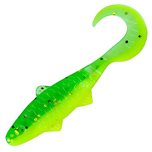 Relax Super Banjo 2" 4 Stück Gummifisch Twister Barsch Kunstköder L-280 Grün Chartreuse Relax Super Banjo 2" 4 Stück Gummifisch Twister Barsch Kunstköder L-280 Grün Chartreuse von Relax