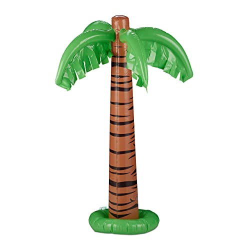 Relaxdays Aufblasbare Palme, coole Pool Deko, Dekopalme zum Aufblasen, sommerliche Partydeko, 80 cm hoch, grün-braun, 1 Stück Relaxdays Aufblasbare Palme, coole Pool Deko, Dekopalme zum Aufblasen, sommerliche Partydeko, 80 cm hoch, grün-braun, 1 Stück von Relaxdays