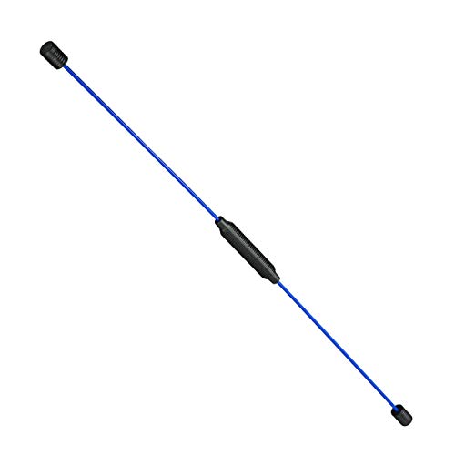 Relaxdays Unisex Relaxdays Swingstick Fitness Schwingstab f r Vibrationstraining Tiefenmuskulatur flexibel Fibe, blau, 1 Stück EU von Relaxdays