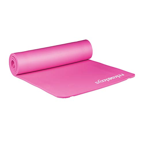 Relaxdays geposltert Yogamatte, rosa, M Relaxdays geposltert Yogamatte, rosa, M von Relaxdays