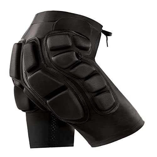 Relaxyee Protektorhose Herren Damen, 3D-Schutz Gepolsterte Kurze Hose für Snowboarding, Skaten und Skifahren, Eva Pad Protektor Hüftschutzausrüstung Shorts für Hüfte, Po und Steißbein Relaxyee Protektorhose Herren Damen, 3D-Schutz Gepolsterte Kurze Hose für Snowboarding, Skaten und Skifahren, Eva Pad Protektor Hüftschutzausrüstung Shorts für Hüfte, Po und Steißbein von Relaxyee